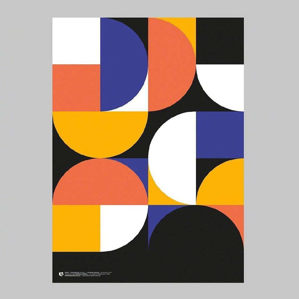 色块叙事 Vratislav Pecka 创意海报构图解析